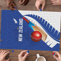 New Zealand Cricket Puzzle Kiwi Birds Haka Dance Blue Fern Sporty Style LT03 - Polynesian Pride