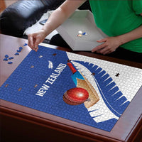 New Zealand Cricket Puzzle Kiwi Birds Haka Dance Blue Fern Sporty Style LT03 - Polynesian Pride