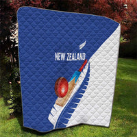 New Zealand Cricket Quilt Kiwi Birds Haka Dance Blue Fern Sporty Style LT03 - Polynesian Pride