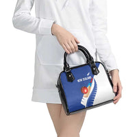 New Zealand Cricket Shoulder Handbag Kiwi Birds Haka Dance Blue Fern Sporty Style LT03 - Polynesian Pride