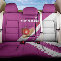 New Zealand Cricket Back Car Seat Cover Kiwi Birds Haka Dance Pink Fern Sporty Style LT03 One Size Pink - Polynesian Pride