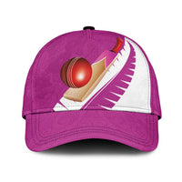 New Zealand Cricket Classic Cap Kiwi Birds Haka Dance Pink Fern Sporty Style LT03 Universal Fit Pink - Polynesian Pride