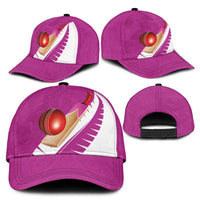 New Zealand Cricket Classic Cap Kiwi Birds Haka Dance Pink Fern Sporty Style LT03 - Polynesian Pride