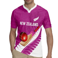 Custom New Zealand Cricket Rugby Jersey Kiwi Birds Haka Dance Pink Fern Sporty Style LT03 - Polynesian Pride
