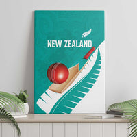 New Zealand Cricket Canvas Wall Art Kiwi Birds Haka Dance Turquoise Fern Sporty Style LT03 - Polynesian Pride