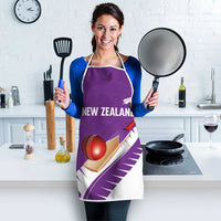 New Zealand Cricket Apron Kiwi Birds Haka Dance Purple Fern Sporty Style LT03 - Polynesian Pride