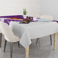 New Zealand Cricket Tablecloth Kiwi Birds Haka Dance Purple Fern Sporty Style LT03 - Polynesian Pride