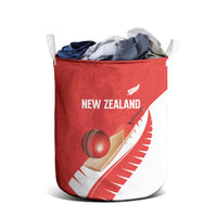 New Zealand Cricket Laundry Basket Kiwi Birds Haka Dance Red Fern Sporty Style LT03 - Polynesian Pride