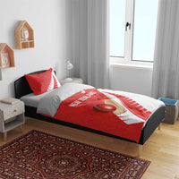 New Zealand Cricket Bedding Set Kiwi Birds Haka Dance Red Fern Sporty Style LT03 - Polynesian Pride
