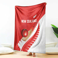 New Zealand Cricket Blanket Kiwi Birds Haka Dance Red Fern Sporty Style LT03 - Polynesian Pride