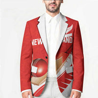 Custom New Zealand Cricket Blazer Kiwi Birds Haka Dance Red Fern Sporty Style LT03 - Polynesian Pride