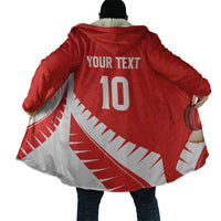 Custom New Zealand Cricket Cloak Kiwi Birds Haka Dance Red Fern Sporty Style LT03 - Polynesian Pride