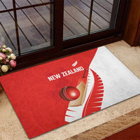 New Zealand Cricket Rubber Doormat Kiwi Birds Haka Dance Red Fern Sporty Style LT03 - Polynesian Pride