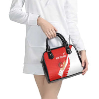 New Zealand Cricket Shoulder Handbag Kiwi Birds Haka Dance Red Fern Sporty Style LT03 - Polynesian Pride