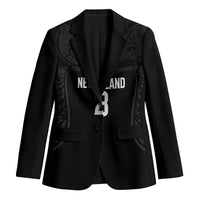 New Zealand Basketball Ta Moko Tribal Custom Blazer