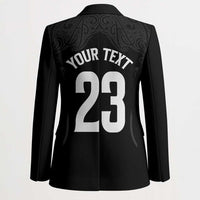 New Zealand Basketball Ta Moko Tribal Custom Blazer