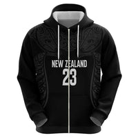 New Zealand Basketball Ta Moko Tribal Custom Hoodie LT03 - Polynesian Pride