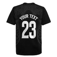 New Zealand Basketball Ta Moko Tribal Custom Rugby Jersey