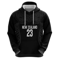 New Zealand Basketball Ta Moko Tribal Custom Zip Hoodie LT03 - Polynesian Pride