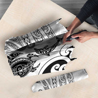 New Zealand Sea Animals with Maori Tribal Tattoo Umbrella White Color LT03 - Polynesian Pride