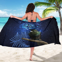 New Zealand Tui Bird Matariki Sarong Maori New Year with Galaxy Fern LT03 - Polynesian Pride