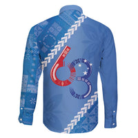 Samoa Independence Day Family Matching Off Shoulder Short Dress and Hawaiian Shirt Anniversary 63th-Siapo Art LT03 - Polynesian Pride