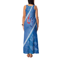 Samoa Independence Day Family Matching Tank Maxi Dress and Hawaiian Shirt Anniversary 63th-Siapo Art LT03 - Polynesian Pride