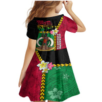 Vanuatu Nakamal and Plumeria Flowers Family Matching Mermaid Dress and Hawaiian Shirt Polynesian Pattern LT03 - Polynesian Pride