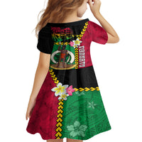 Vanuatu Nakamal and Plumeria Flowers Family Matching Off The Shoulder Long Sleeve Dress and Hawaiian Shirt Polynesian Pattern LT03 - Polynesian Pride
