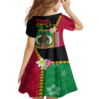 Vanuatu Nakamal and Plumeria Flowers Family Matching Short Sleeve Bodycon Dress and Hawaiian Shirt Polynesian Pattern LT03 - Polynesian Pride