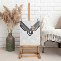 Rugby Fiji Canvas Wall Art Fijian Masi Tribal Sporty Style White Color LT03 - Polynesian Pride