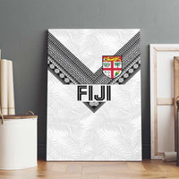 Rugby Fiji Canvas Wall Art Fijian Masi Tribal Sporty Style White Color LT03 - Polynesian Pride