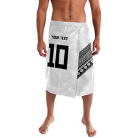 Custom Rugby Fiji Lavalava Fijian Masi Tribal Sporty Style White Color LT03 White - Polynesian Pride