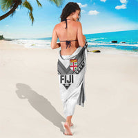 Rugby Fiji Sarong Fijian Masi Tribal Sporty Style White Color LT03 - Polynesian Pride
