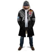Custom Rugby Fiji Cloak Fijian Masi Tribal Sporty Style Black Color LT03 - Polynesian Pride