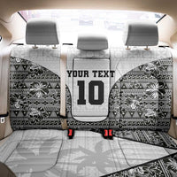 Custom Fiji Pacific Rugby 2024 Back Car Seat Cover Tapa Tribal and Fijian Masi Pattern LT03 - Polynesian Pride