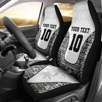 Custom Fiji Pacific Rugby 2024 Car Seat Cover Tapa Tribal and Fijian Masi Pattern LT03 - Polynesian Pride