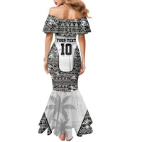 Custom Fiji Pacific Rugby 2024 Family Matching Mermaid Dress and Hawaiian Shirt Tapa Tribal and Fijian Masi Pattern LT03 - Polynesian Pride