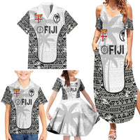 Custom Fiji Pacific Rugby 2024 Family Matching Summer Maxi Dress and Hawaiian Shirt Tapa Tribal and Fijian Masi Pattern LT03 - Polynesian Pride