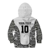 Custom Fiji Pacific Rugby 2024 Kid Hoodie Tapa Tribal and Fijian Masi Pattern LT03 - Polynesian Pride