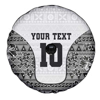 Custom Fiji Pacific Rugby 2024 Spare Tire Cover Tapa Tribal and Fijian Masi Pattern LT03 - Polynesian Pride