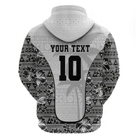 Custom Fiji Pacific Rugby 2024 Zip Hoodie Tapa Tribal and Fijian Masi Pattern LT03 - Polynesian Pride