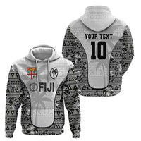 Custom Fiji Pacific Rugby 2024 Zip Hoodie Tapa Tribal and Fijian Masi Pattern LT03 - Polynesian Pride