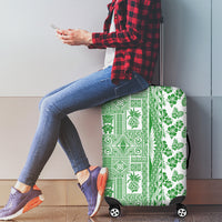 Hawaii Luggage Cover Aloha Tropical Plants Tribal Pattern Green Version LT03 - Polynesian Pride