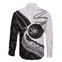 Personalised Aotearoa Lawn Bowls Family Matching Mermaid Dress and Hawaiian Shirt Maori and Silver Fern Half Style LT03 - Polynesian Pride