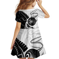 Personalised Aotearoa Lawn Bowls Family Matching Off Shoulder Maxi Dress and Hawaiian Shirt Maori and Silver Fern Half Style LT03 - Polynesian Pride