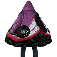 Personalised Aotearoa Lawn Bowls Cloak Maori and Silver Fern Sporty Style Pink Color LT03 Unisex Pink - Polynesian Pride