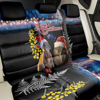 New Zealand and Australia Merry Christmas Back Car Seat Cover Kiwi Bird and Kangaroo Xmas Vibe LT03 - Polynesian Pride