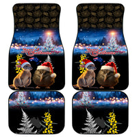 New Zealand and Australia Merry Christmas Car Mats Kiwi Bird and Kangaroo Xmas Vibe LT03 - Polynesian Pride