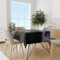 New Zealand and Australia Merry Christmas Tablecloth Kiwi Bird and Kangaroo Xmas Vibe LT03 - Polynesian Pride